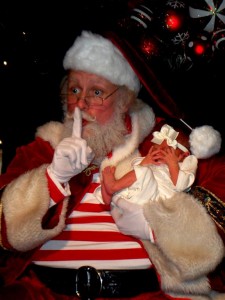 Emme with Santa (Medium)